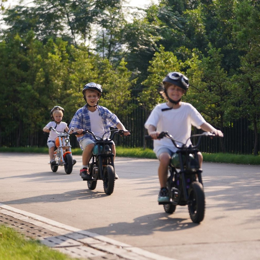 Huge Surprise Toy: Retro Chopper Kids Electric Motorcycle