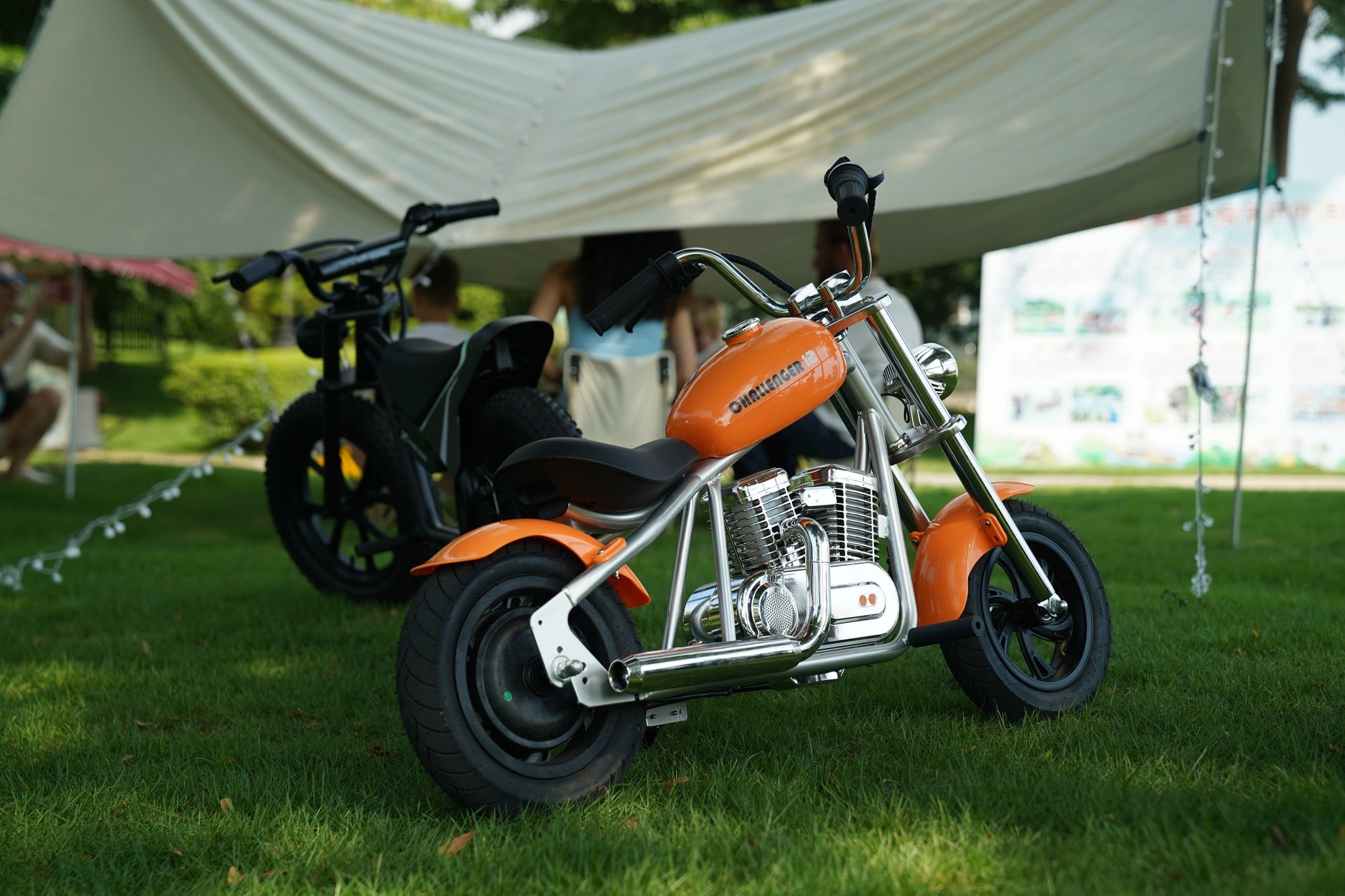 Kids Toy Motorcycle: Realistic Chopper Style