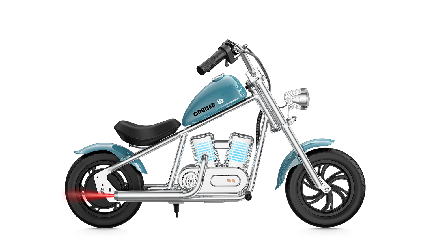 HYPER GOGO Cruiser 12 Plus Premium Junior Chopper E motorcycle for Kids