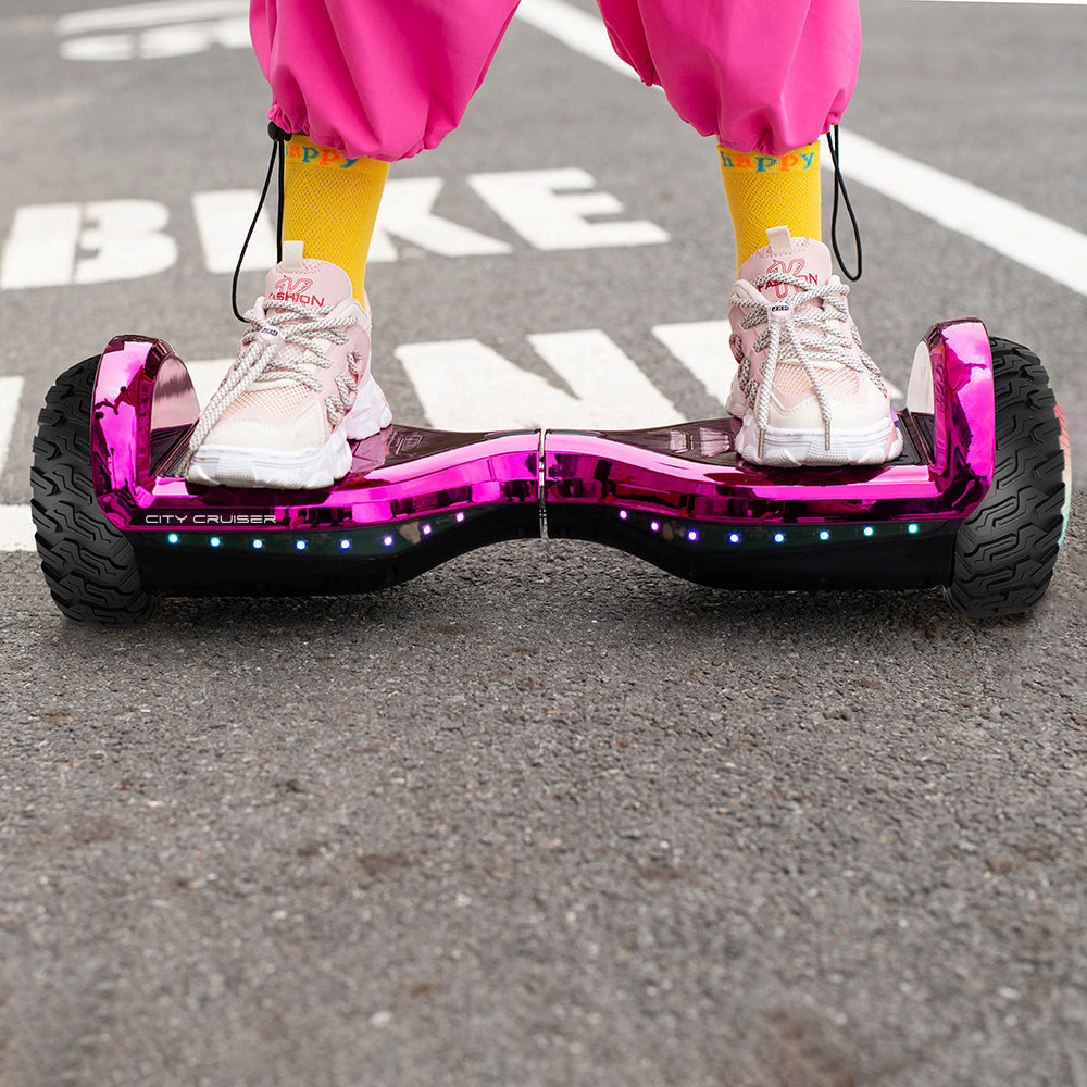 Hoverboard pink light up hot sale